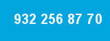932 256 87 70 932 256 87 70